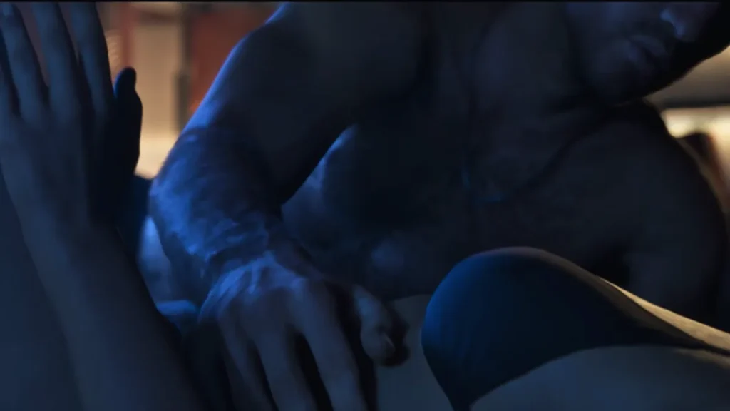Jason and Lucia bedroom scene in GTA 6 Trailer 2 – close-up screenshot