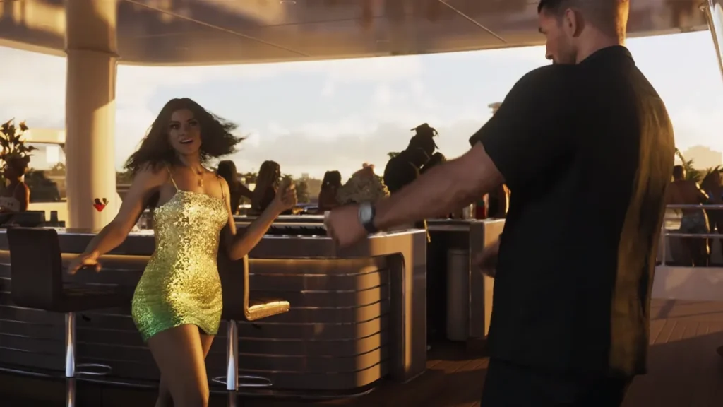 Lucia and Jason flirt during sparkling yacht party in GTA 6 Trailer 2