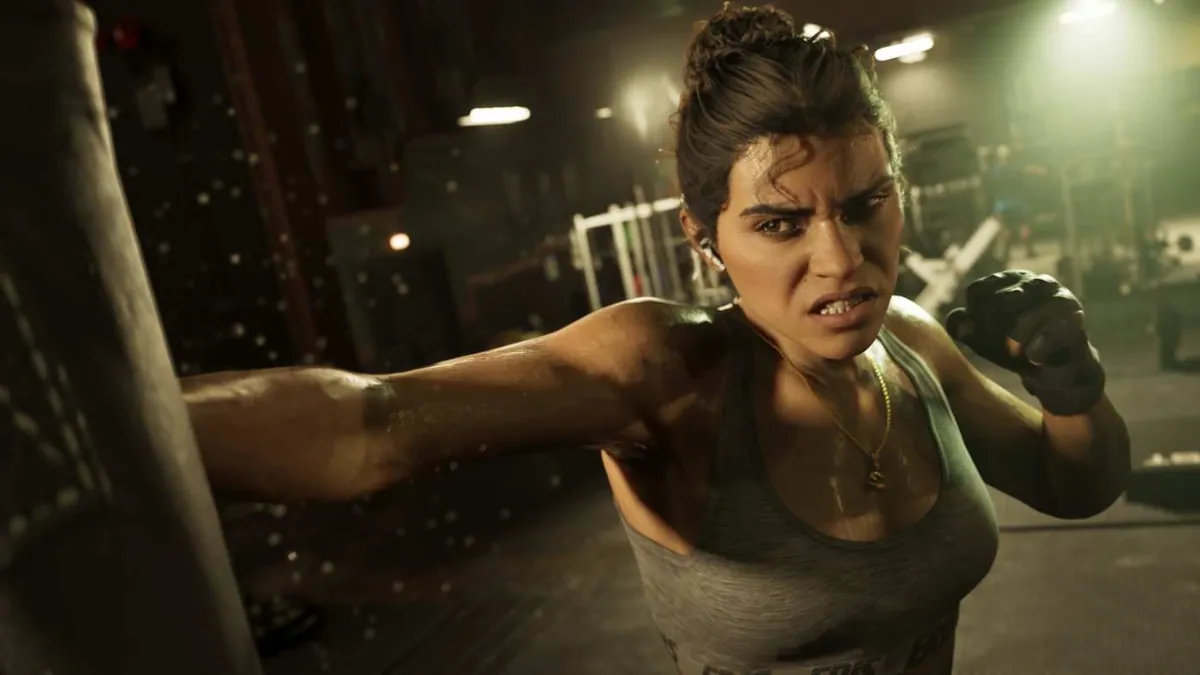 lucia caminos working out in gta 6 trailer 2 Home
