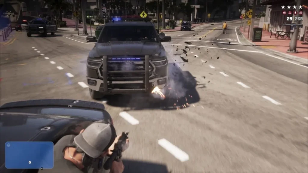 gta 6 extended look scene 110 How GTA 6 Wanted System Will Make Escaping Police Harder?
