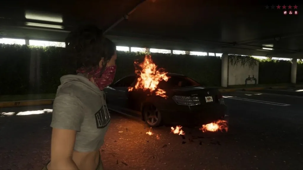 gta 6 extended look scene 115 How GTA 6 Wanted System Will Make Escaping Police Harder?