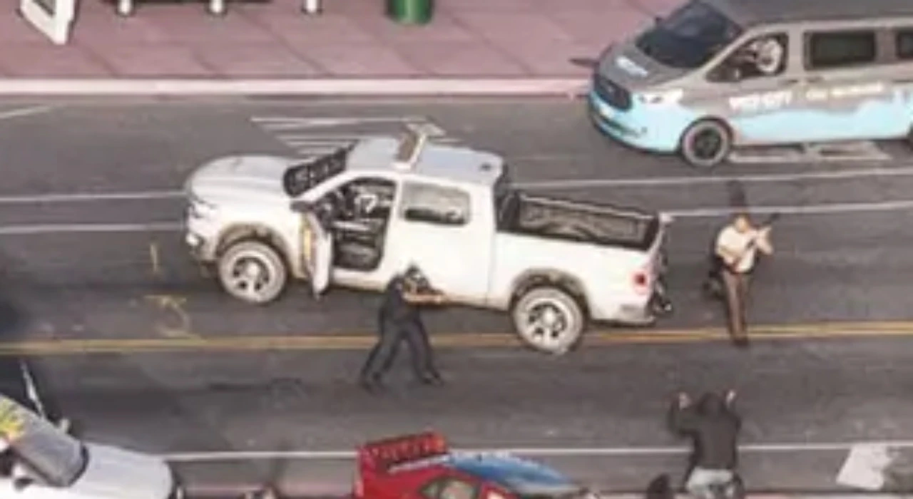 Bison Police Truck