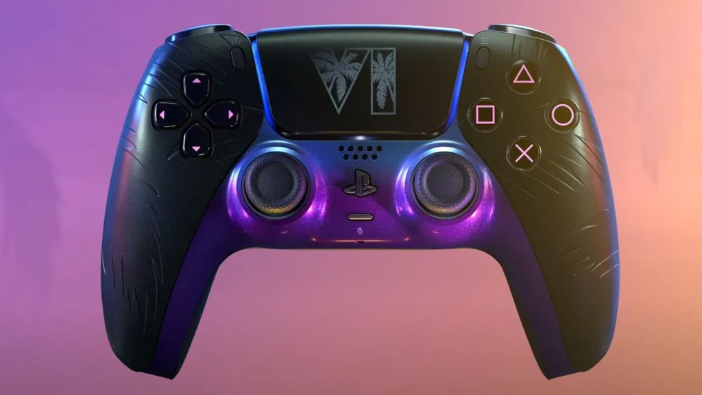 gta 6 edition dualsense controller black GTA 6 DualSense Controllers Revealed in Black and White