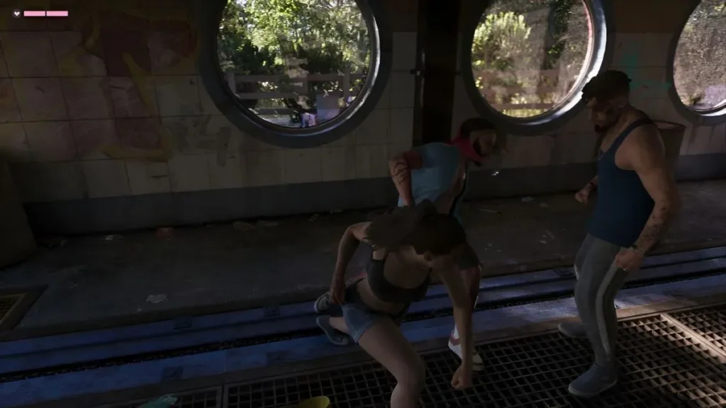 Does GTA 6 Have Non-Lethal Takedowns? All Combat Options Explained gta 6 Lucia Knocking Out Someone Does GTA 6 Have Non-Lethal Takedowns? All Combat Options Explained