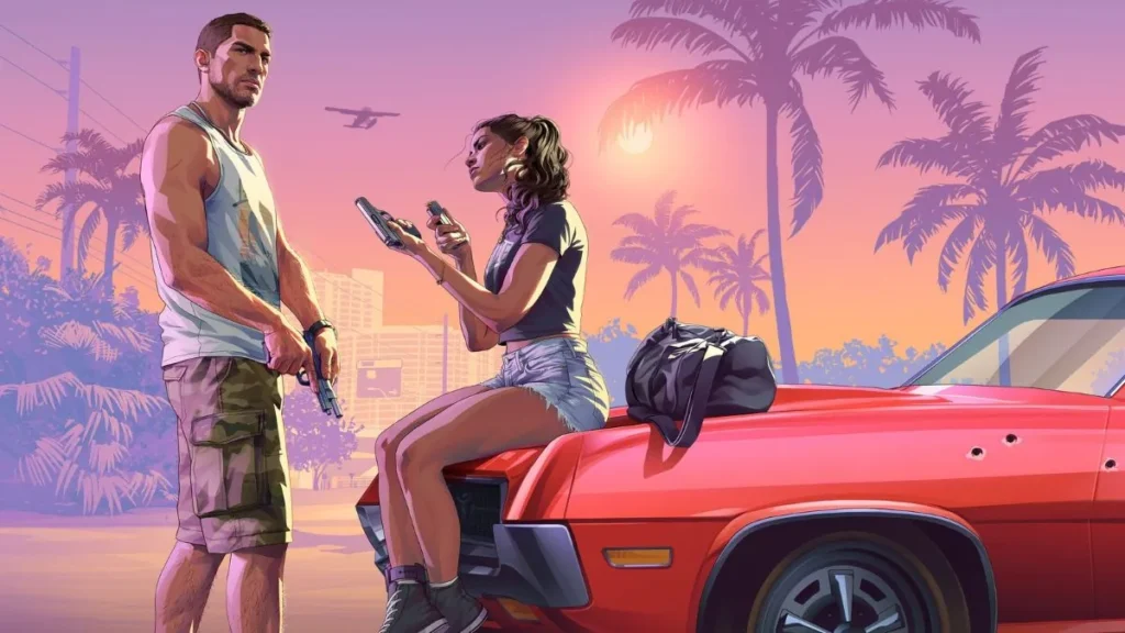 Who Is Lucia Caminos in GTA 6? Backstory, Prison & Jason's Relationship gta 6 jason and lucia trailer artwork Who Is Lucia Caminos in GTA 6? Backstory, Prison & Jason's Relationship