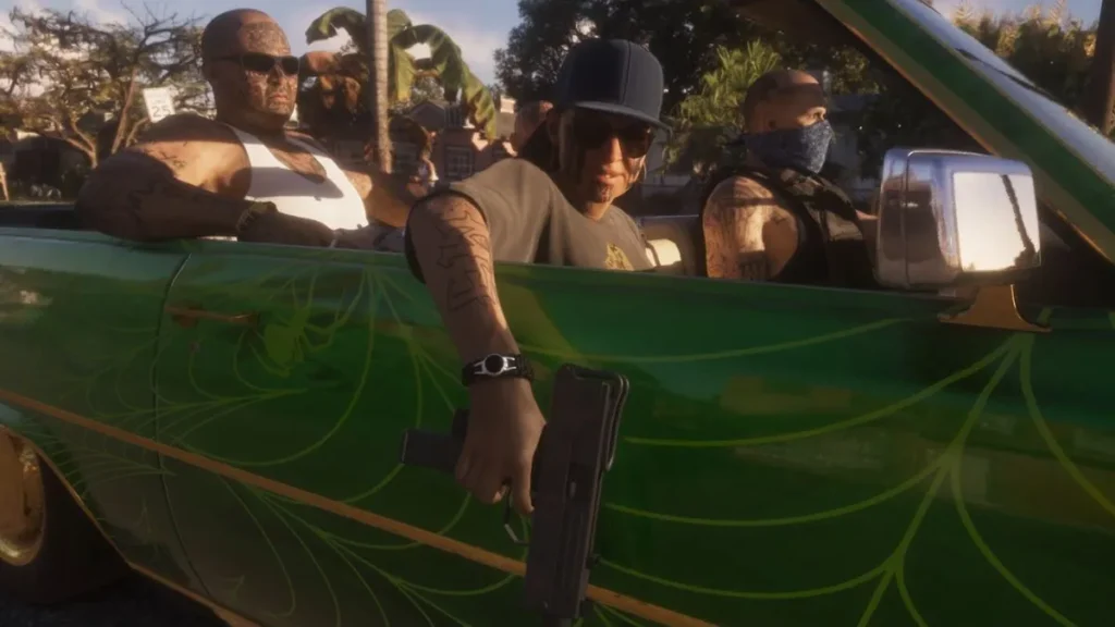gta 6 launch trailer scene 11 Can You Store Items in Vehicles in GTA 6?