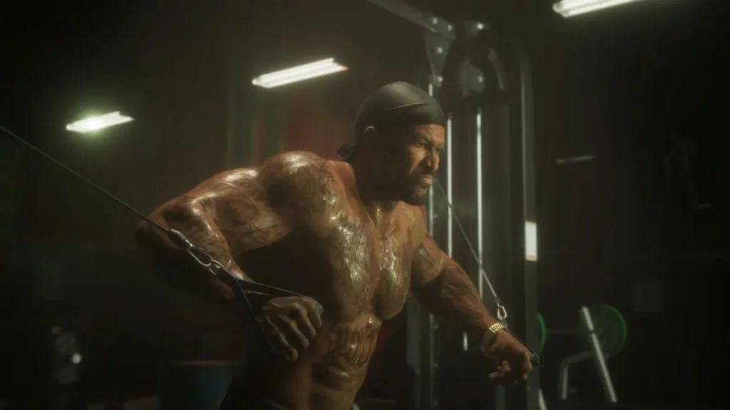 GTA 6 Weight System Explained: Eating, Muscle, Gyms, and Fitness gta 6 launch trailer scene 49 GTA 6 Weight System Explained: Eating, Muscle, Gyms, and Fitness