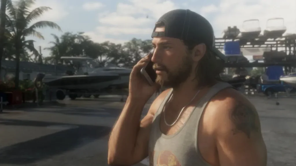 gta 6 launch trailer scene 7 How to Fast Travel in GTA 6?